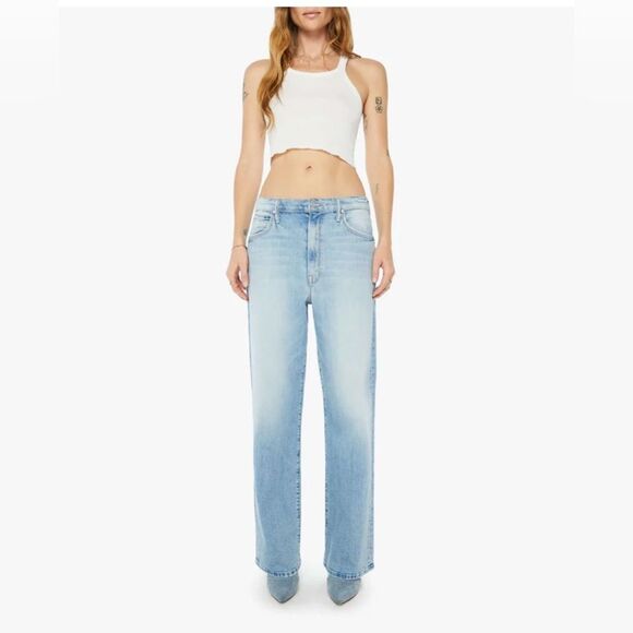 Mother Superior The Spitfire Sneak Wide Leg Baggy Jeans 33 NWT - Picture 5 of 16